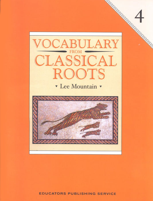 Vocabulary from Classical Roots Student Book 4 (Grade 4)