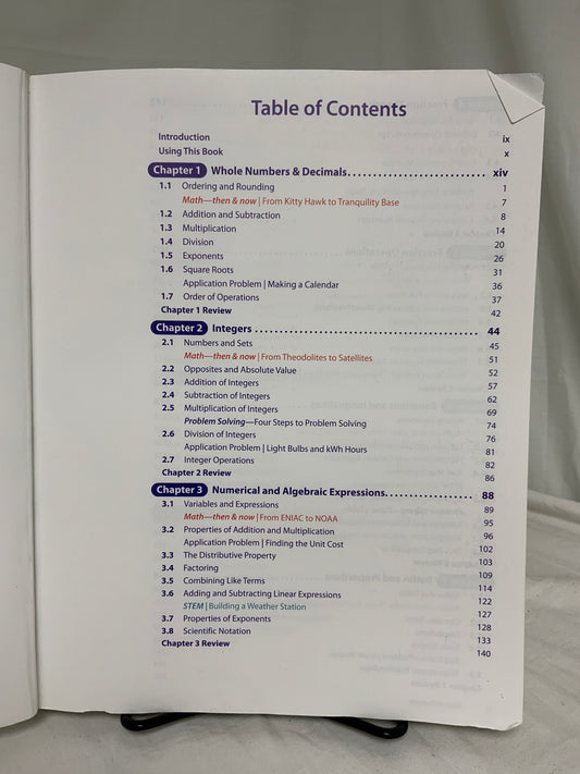 BJU Fundamentals of Math (3rd Ed.) Student Edition