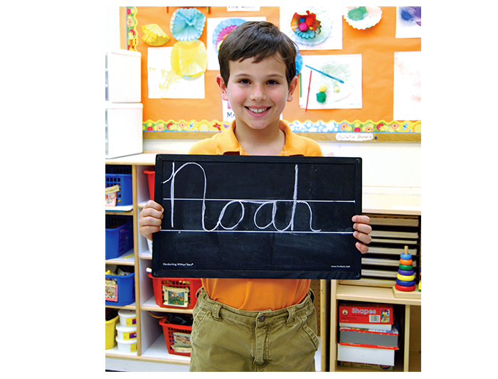 Blackboard with Double Lines
