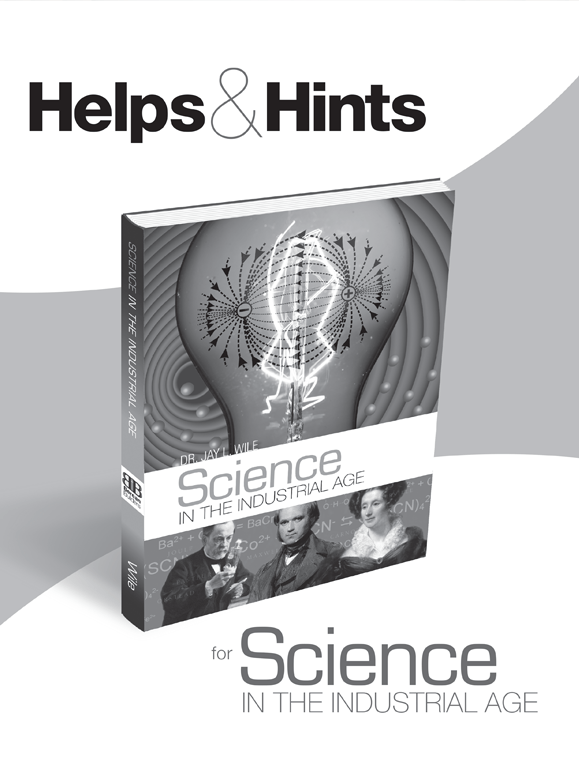 Helps & Hints for Science in the Industrial Age