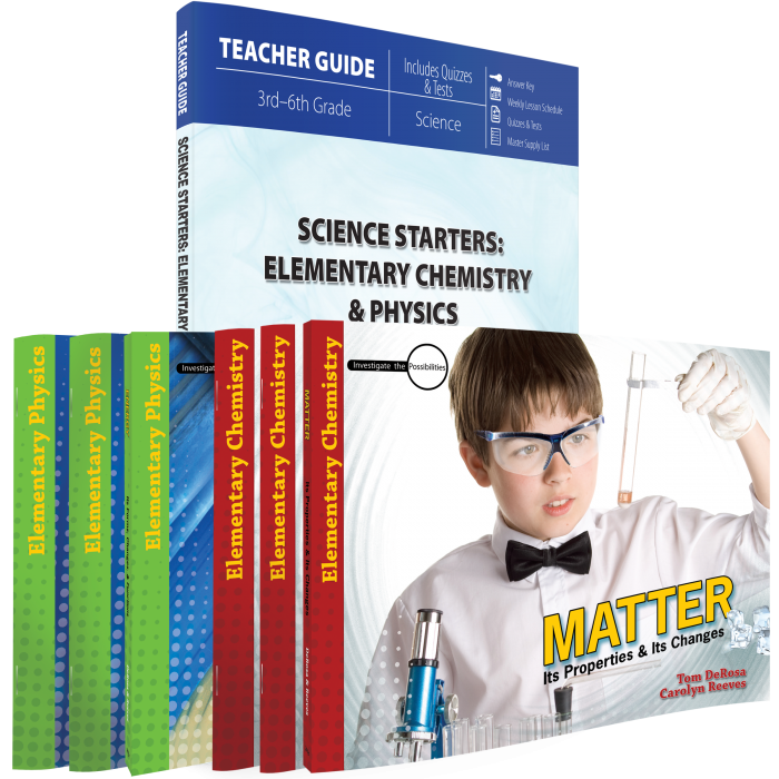 Science Starters: Elementary Chemistry & Physics (Curriculum Pack)