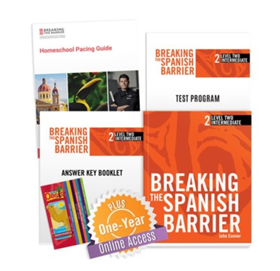 Breaking the Spanish Barrier Level 2 Homeschool Package + Online Access