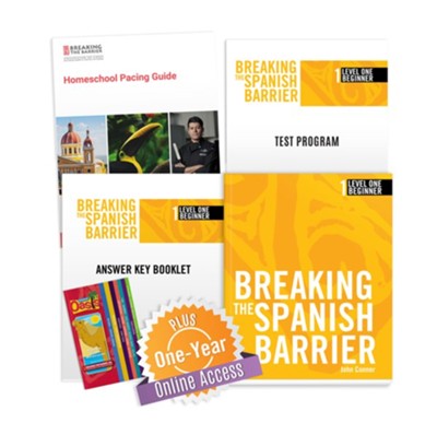 Breaking the Spanish Barrier Level 1 Homeschool Package + Online Access