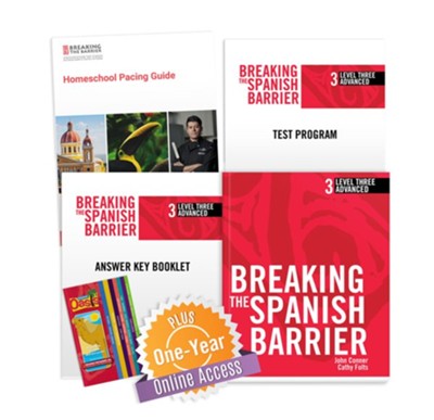 Breaking the Spanish Barrier Level 3 Homeschool Package + Online Access