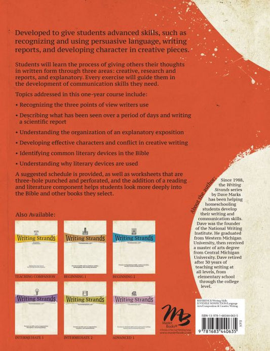Writing Strands: Advanced 2
