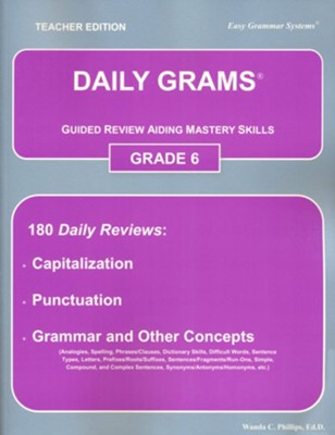 Daily Grams: Grade 6 Teacher Text