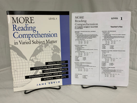 MORE Reading Comprehension Level 1 Set of 2