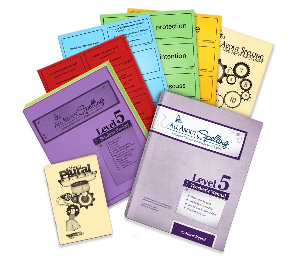 All About Spelling Level 5 Materials