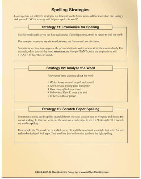 All About Spelling Level 6 Student Packet