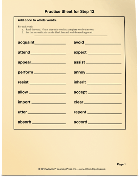 All About Spelling Level 7 Student Packet