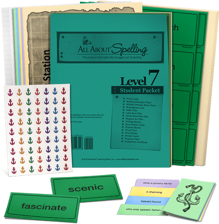 All About Spelling Level 7 Student Packet