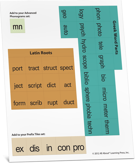 All About Spelling Level 7 Student Packet