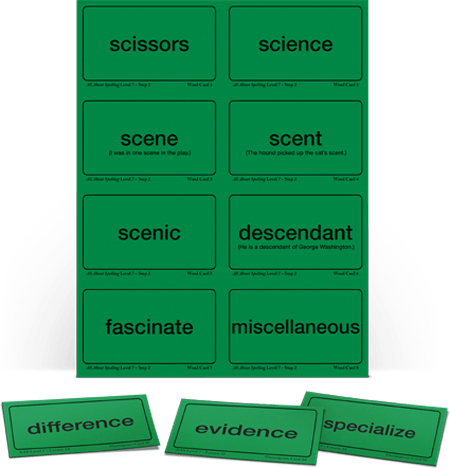 All About Spelling Level 7 Student Packet