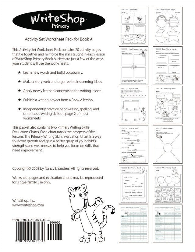 WriteShop Primary Activity Pack | Book A