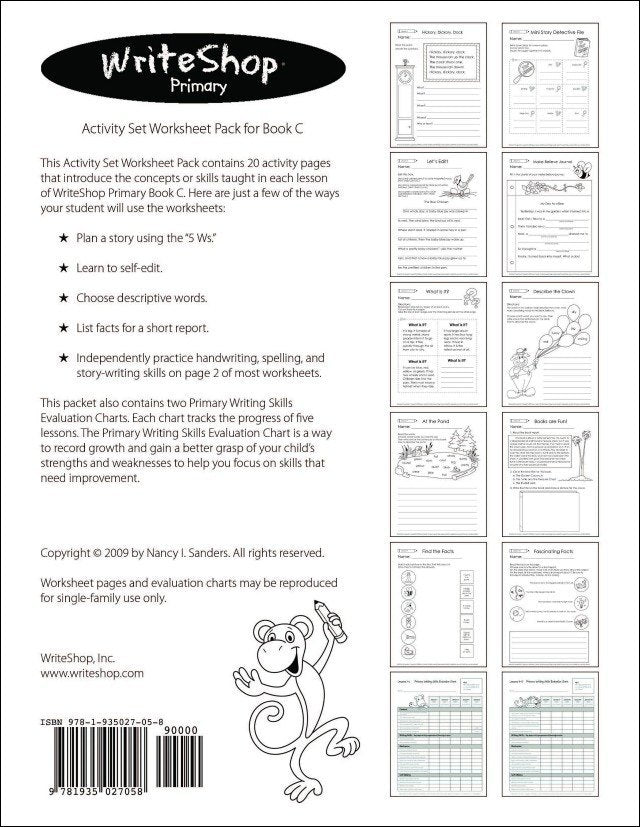 WriteShop Primary Activity Pack | Book C