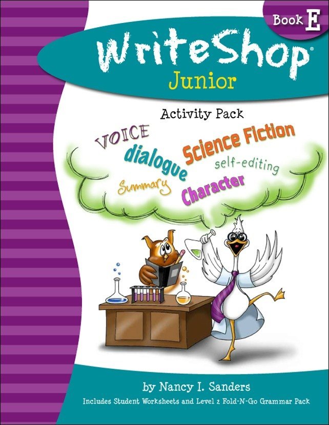 WriteShop Junior Activity Pack | Book E (w/Fold-N-Go Grammar)