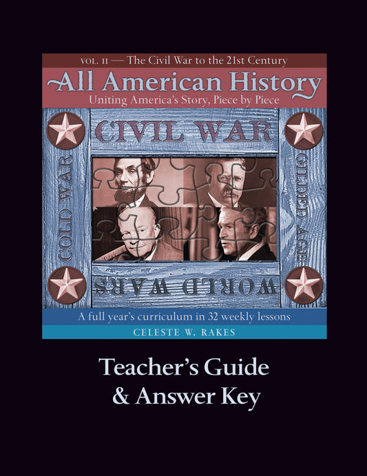 All American History Volume II Teacher Guide