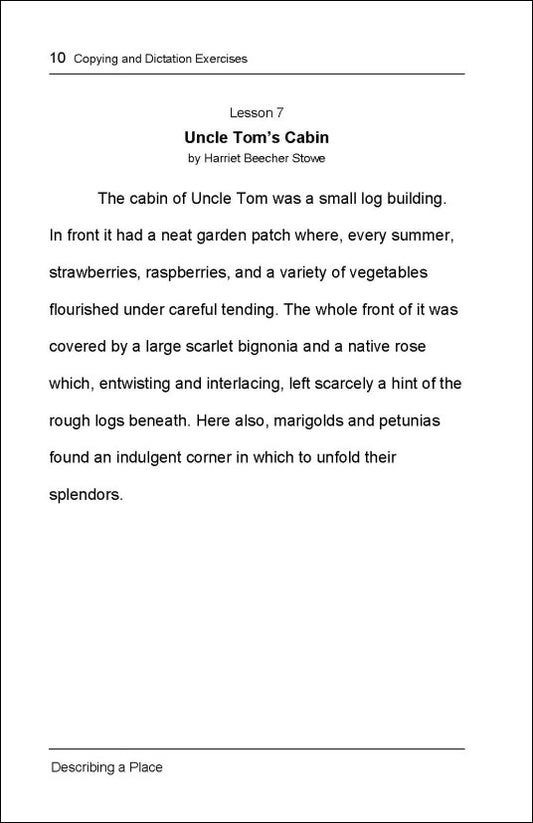 Copying & Dictation Exercises for WriteShop I