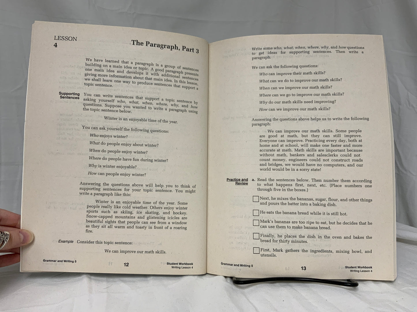 Saxon Grammar & Writing 5 (2nd Ed.) Student Workbook