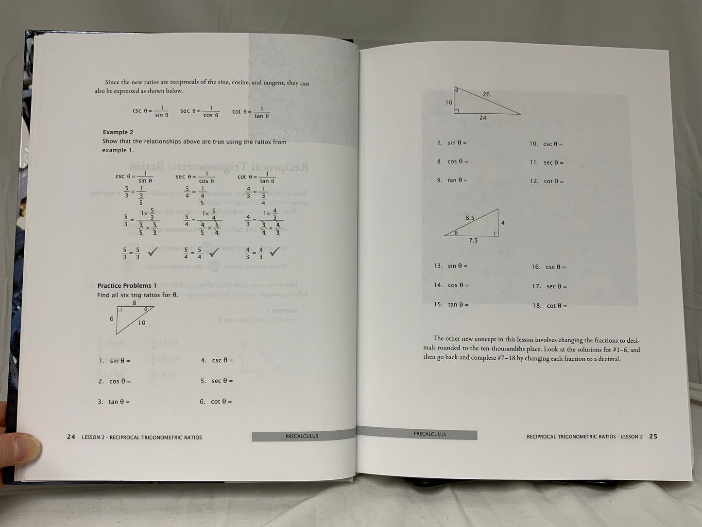 Math-U-See PreCalculus Instruction Manual