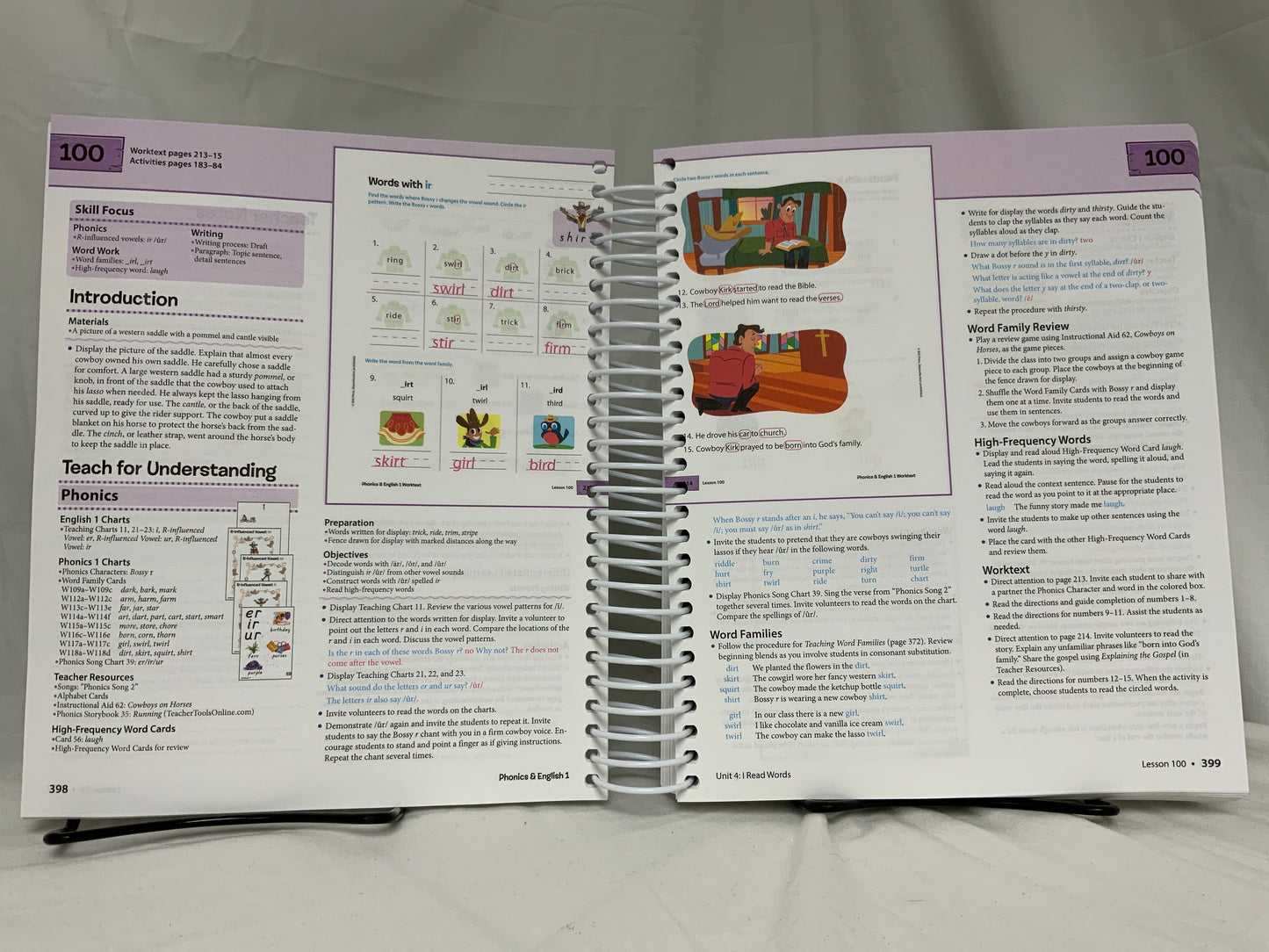 BJU Phonics & English 1 (4th Ed.) Set of 4