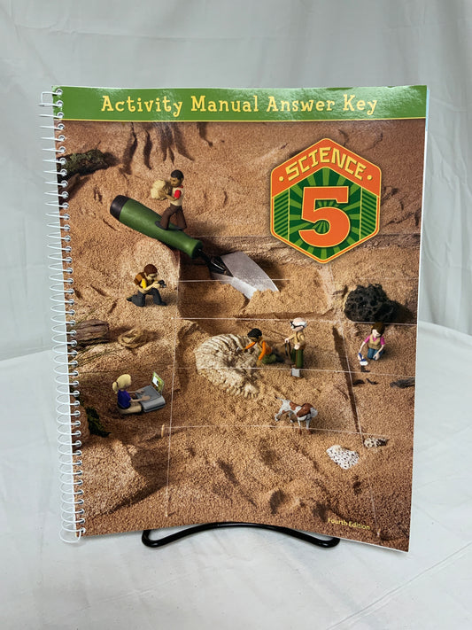 BJU Science 5 (4th Ed.) Activity Manual Answer Key