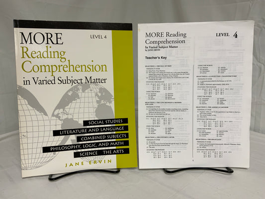 MORE Reading Comprehension Level 4 Set of 2