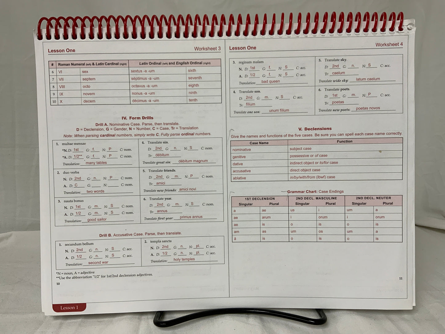 Second Form Latin (2nd Ed.) Teacher Key