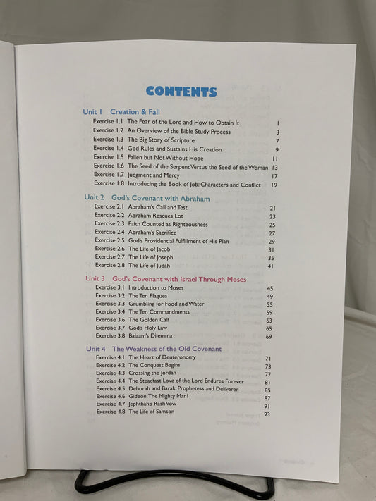 BJU Bible 7: The Story of the Old Testament (1st Ed.) Student Activities