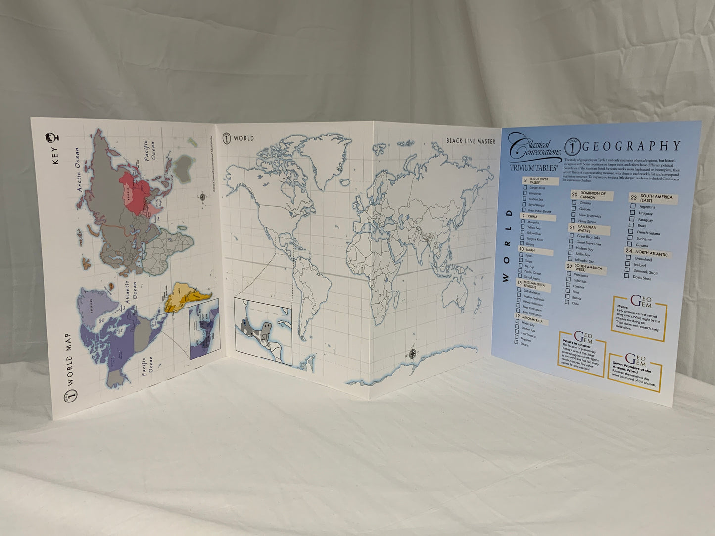 Classical Conversations Trivium Tables: Cycle 1 Geography