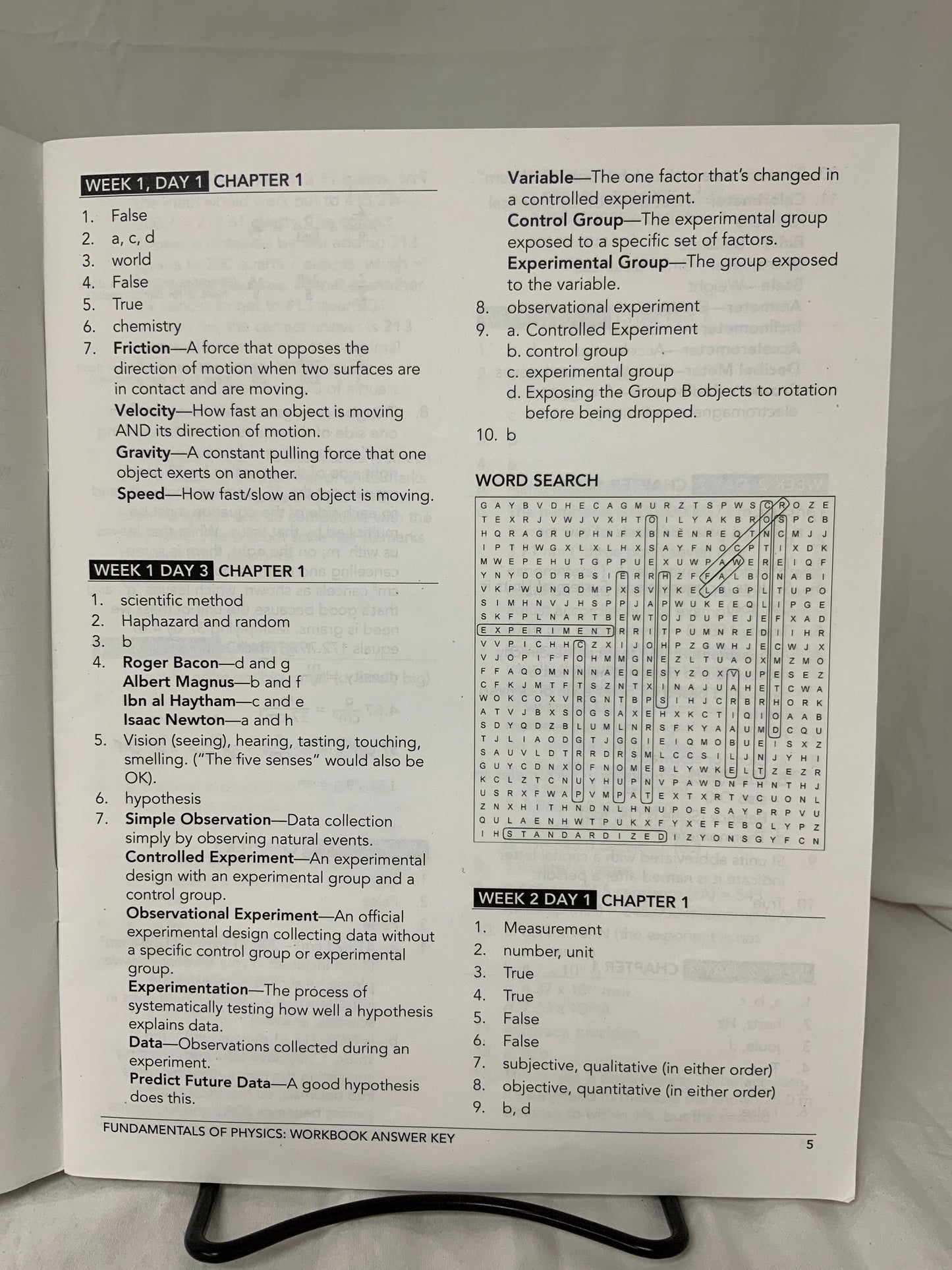 Science Shepherd Fundamentals of Physics Set of 2
