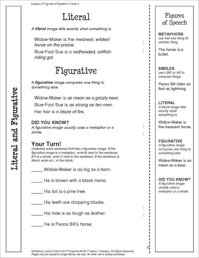 Fold-N-Go Grammar Pack | Level 3