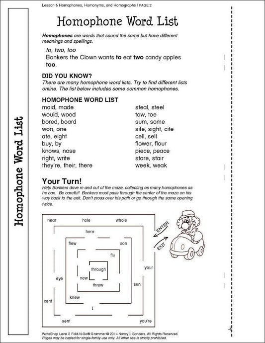Fold-N-Go Grammar Pack | Level 2
