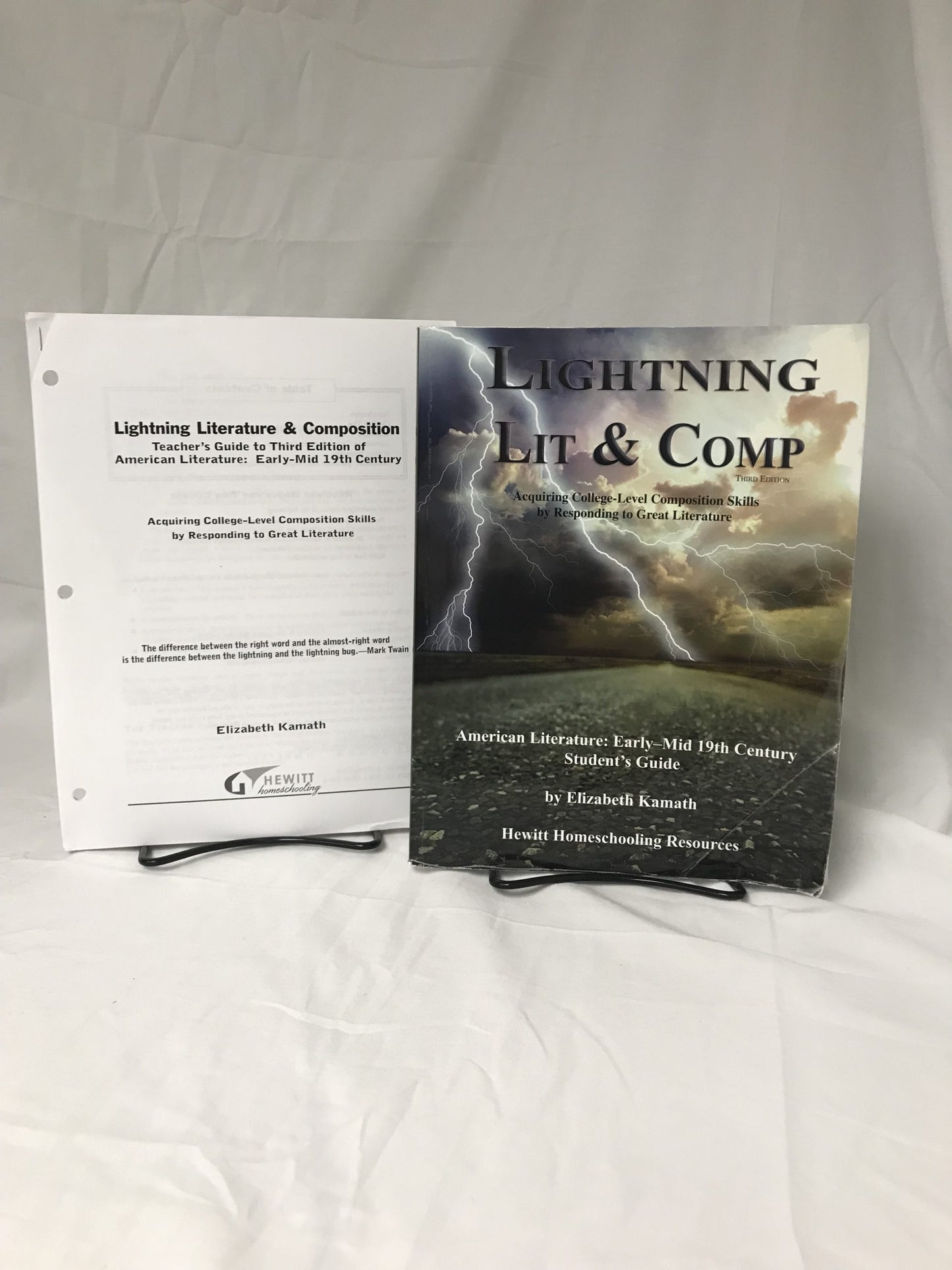 Lightning Lit & Comp: Early-Mid 19th Century American Literature (3rd Ed.) Set of 2