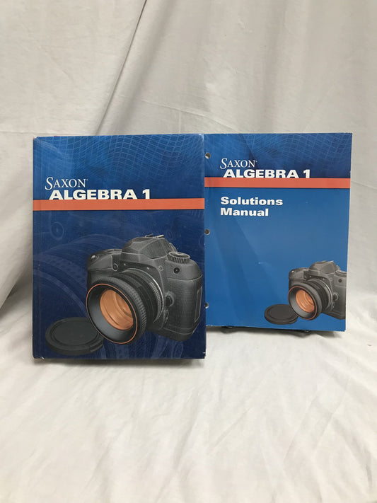 Saxon Algebra 1 - Textbook & Solutions Manual