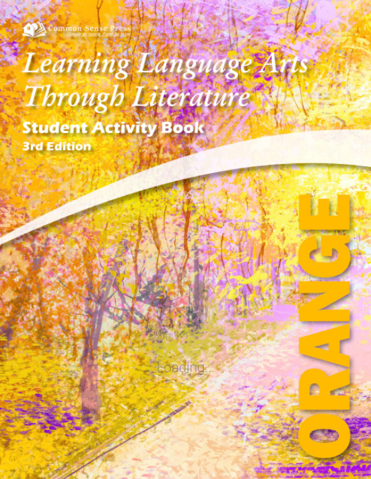 Learning Language Arts Through Literature - The Orange Book - 4th Grade Skills - Student Activity Book