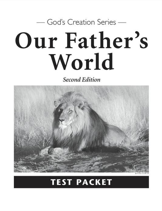 Our Father's World, 2nd edition - Test Packet