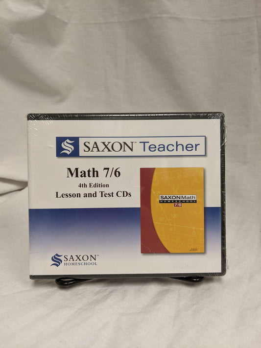 Saxon Math 7/6 (4th Ed.) Lesson & Test CDs