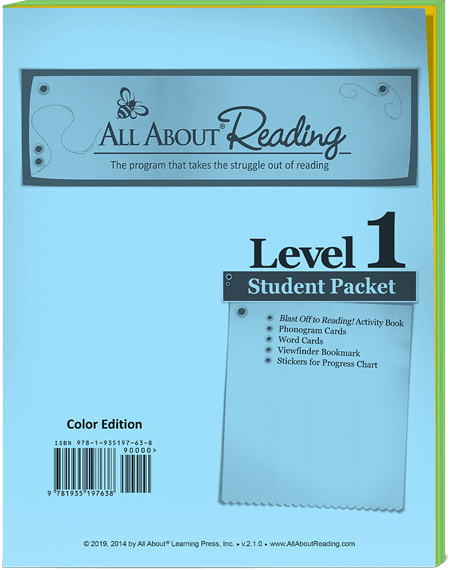 All About Reading Level 1 Student Packet