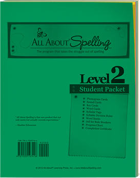 All About Spelling Level 2 Complete Package