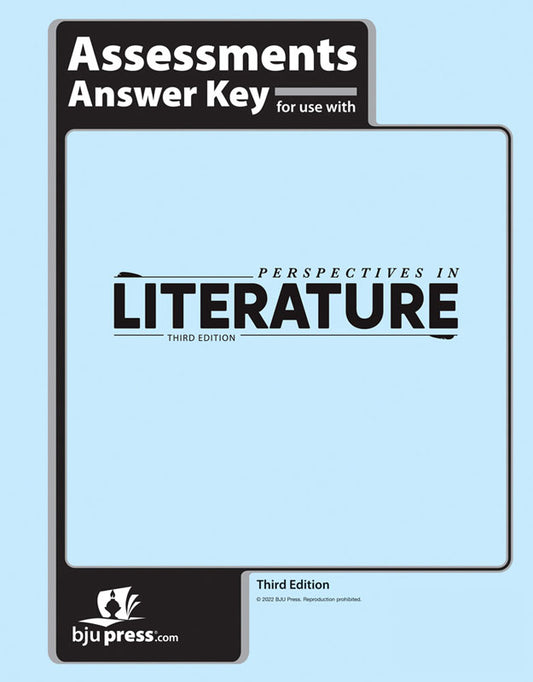 Perspectives in Literature Assessments Answer Key (3rd ed.)