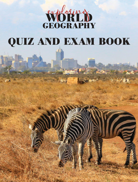 Exploring World Geography Quiz & Exam Book (2020)