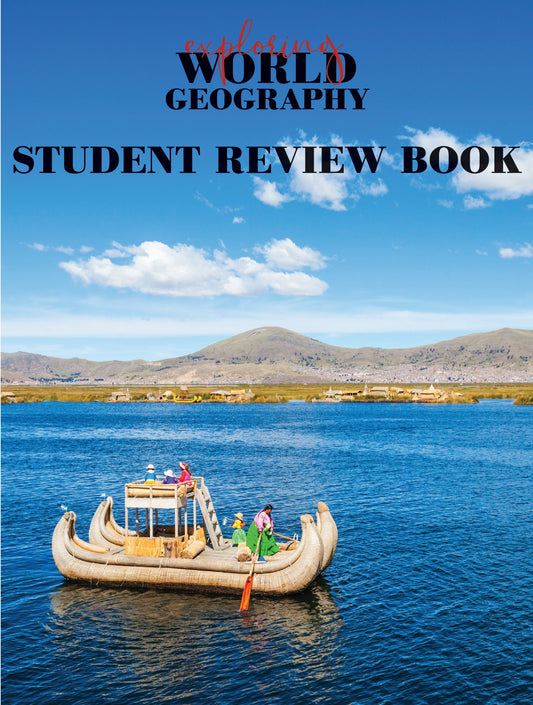 Exploring World Geography Student Review Book (2020)