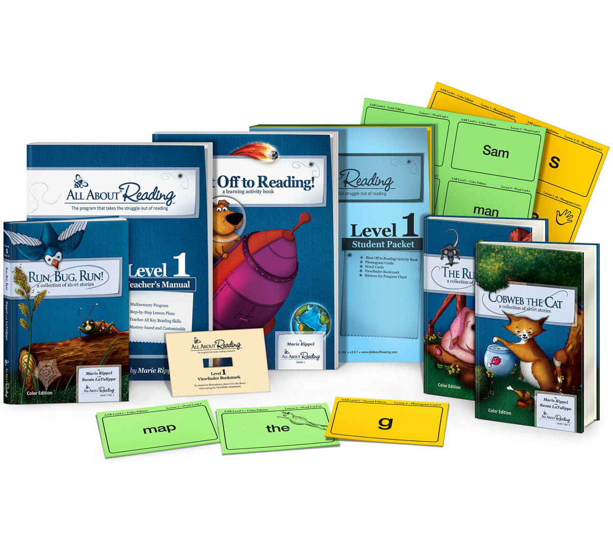 All About Reading Level 1 Materials (Color Edition) – SCAIHS