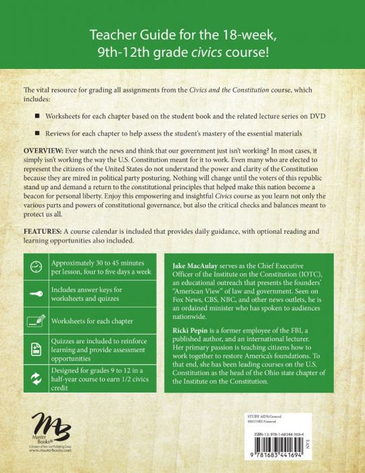 Civics and the Constitution (Teacher Guide)