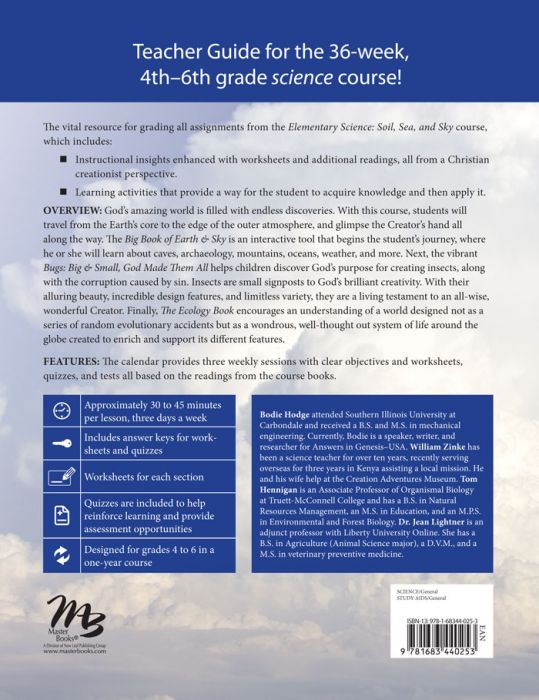 Elementary Science: Soil, Sea, & Sky (Curriculum Pack)