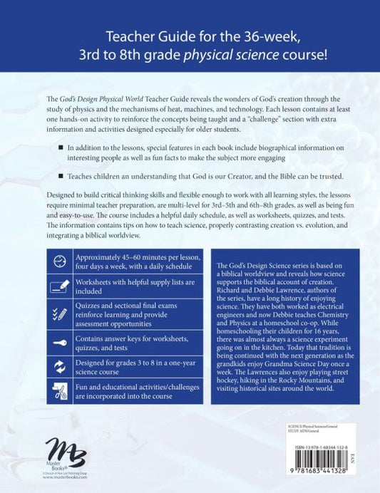 God's Design for the Physical World (Teacher Guide - MB Edition)