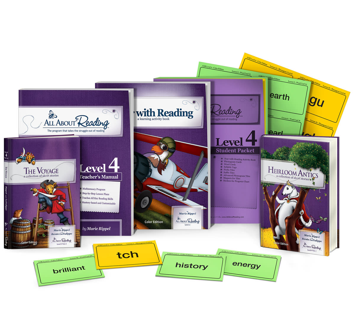 All About Reading Level 4 Materials (Color Edition) – SCAIHS