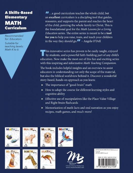 Math Lessons for a Living Education: Teaching Companion