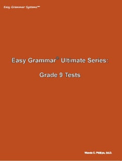 Easy Grammar Ultimate Series: Grade 9 Tests